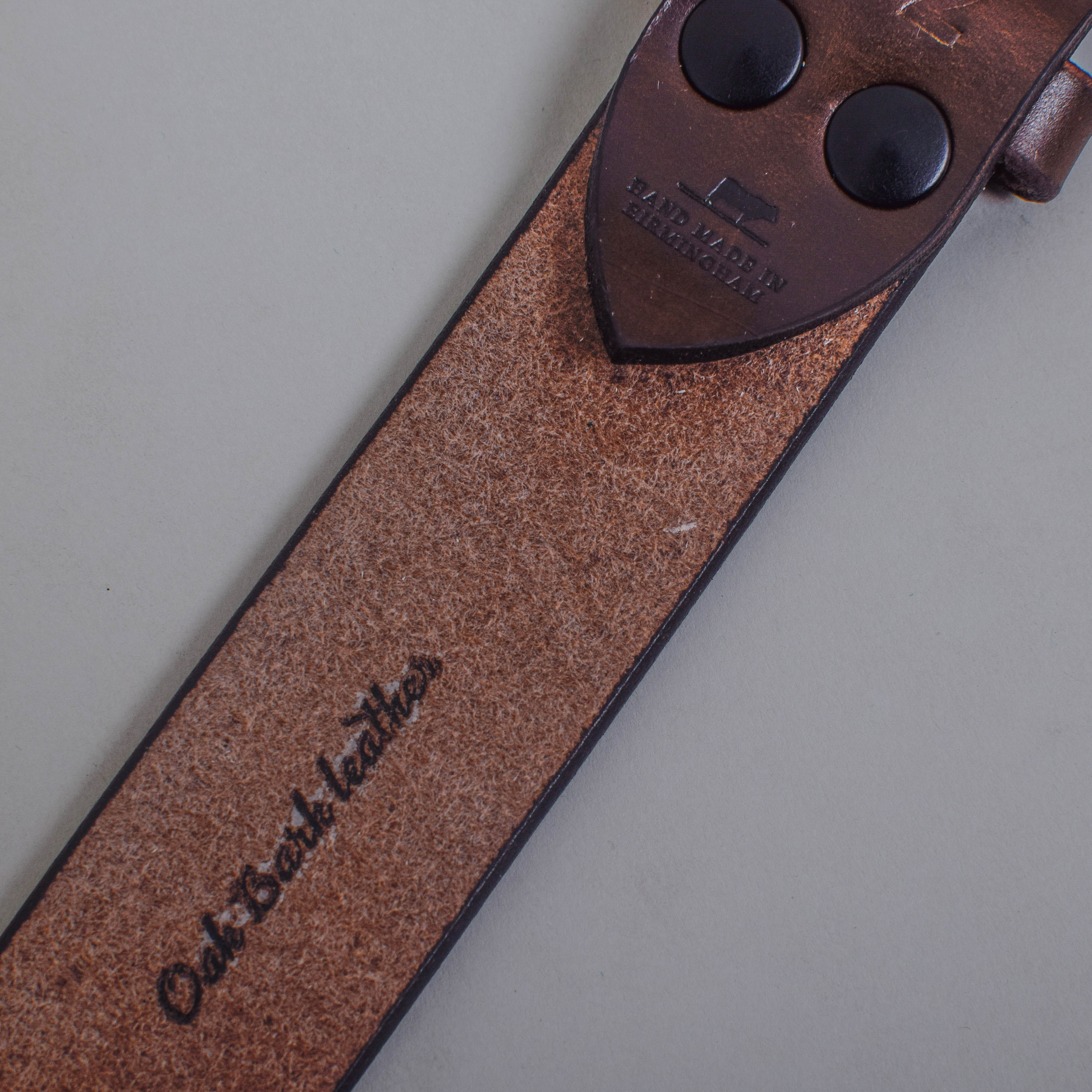 Barnes & Moore Garrison Belt - Oak Bark/Black - Image 3