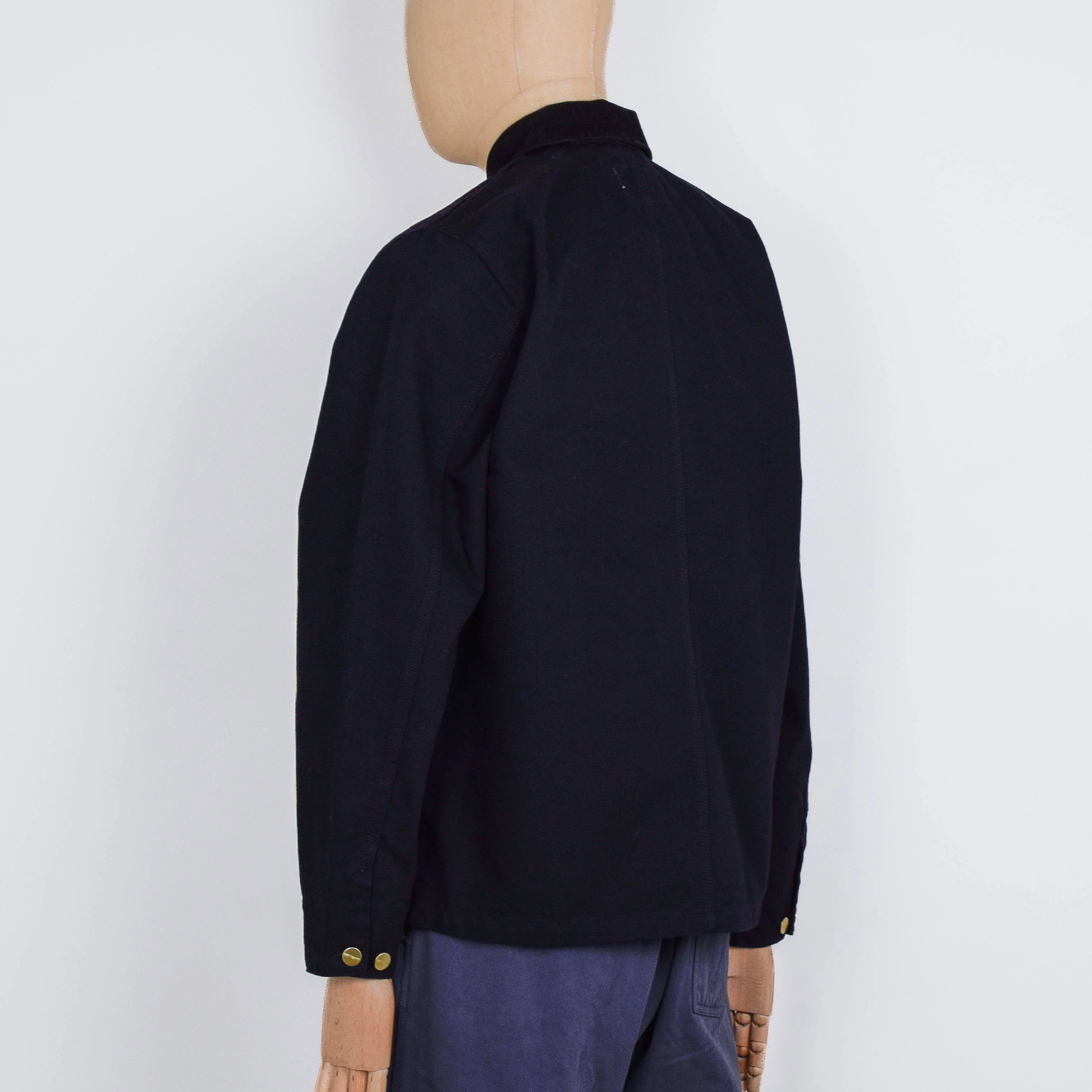 Carhartt WIP Michigan Coat - Black/ Black Rinsed - Image 3