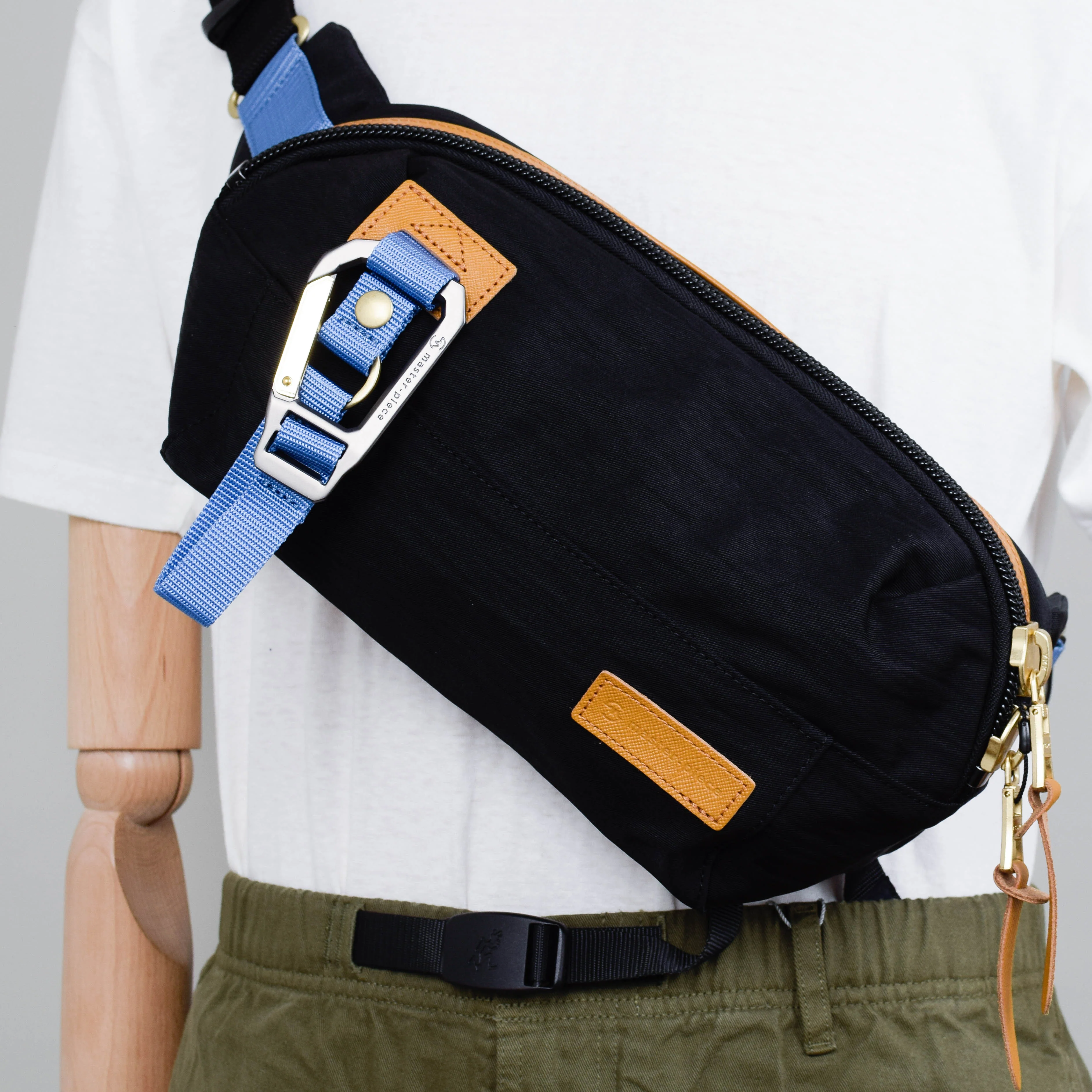 Master-Piece Link Series Waist Bag - Black - Image 3