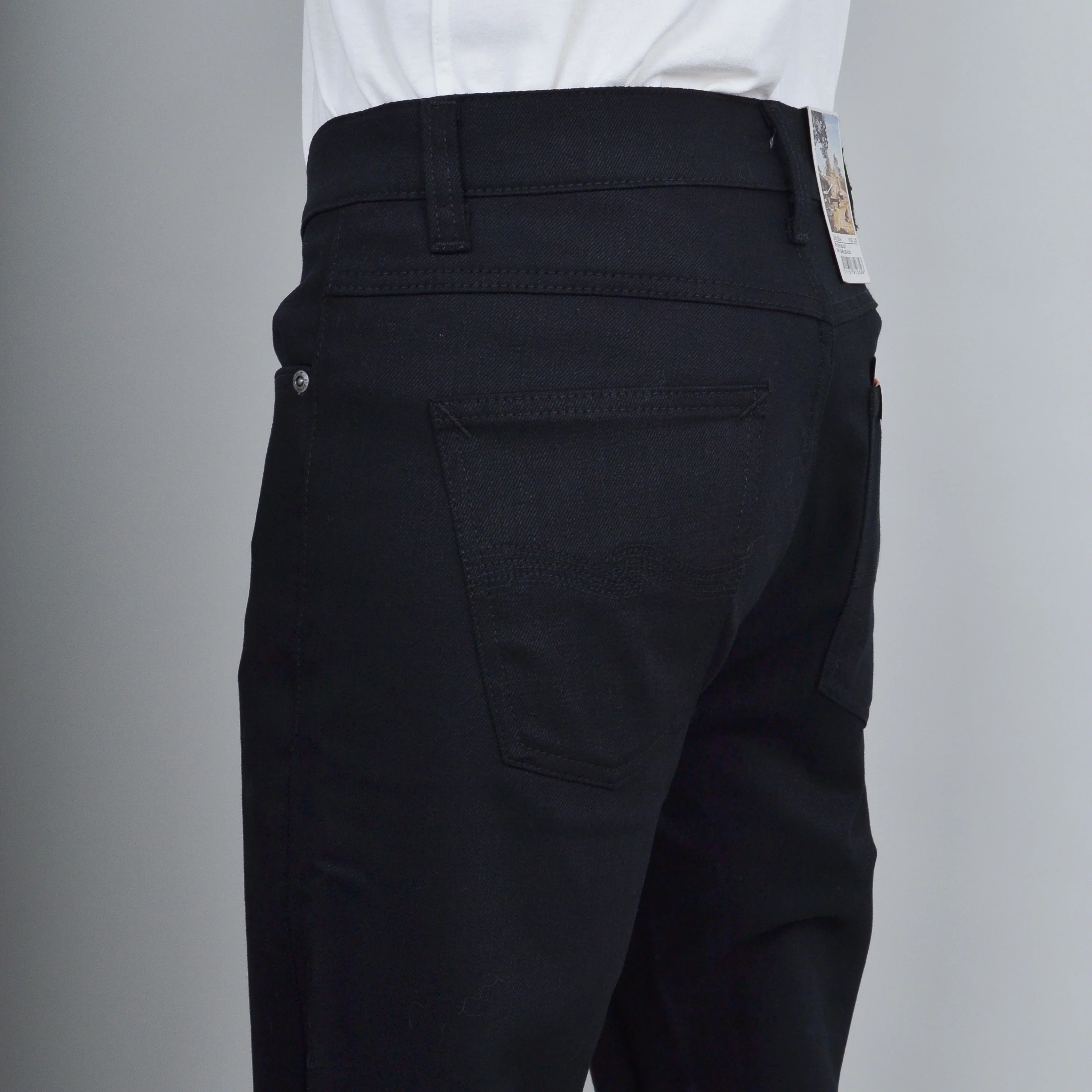 Nudie Jeans Lean Dean - Dry Ever Black - Image 3