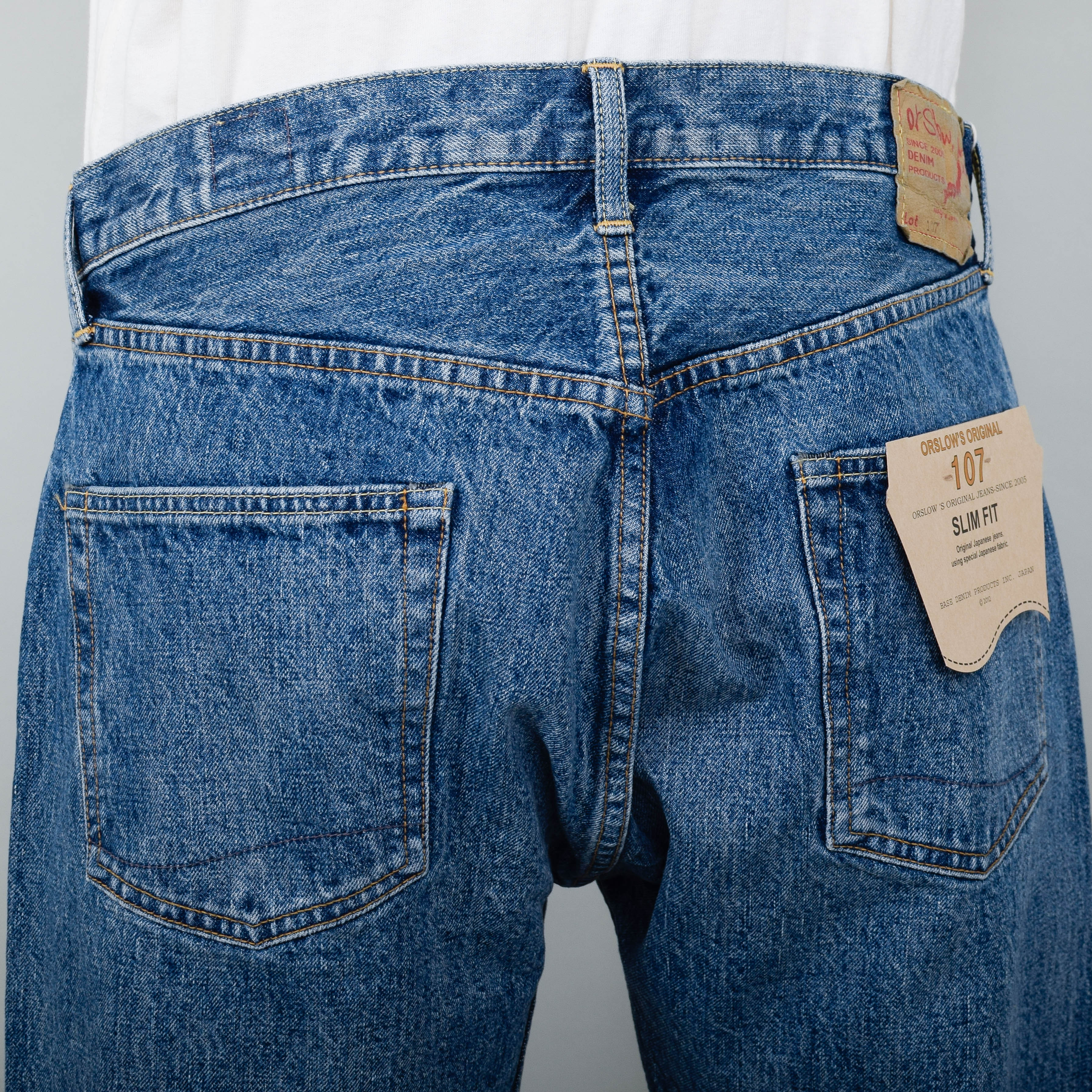 Orslow 107 Slim Fit Denim - 2 Year Wash - Image 3