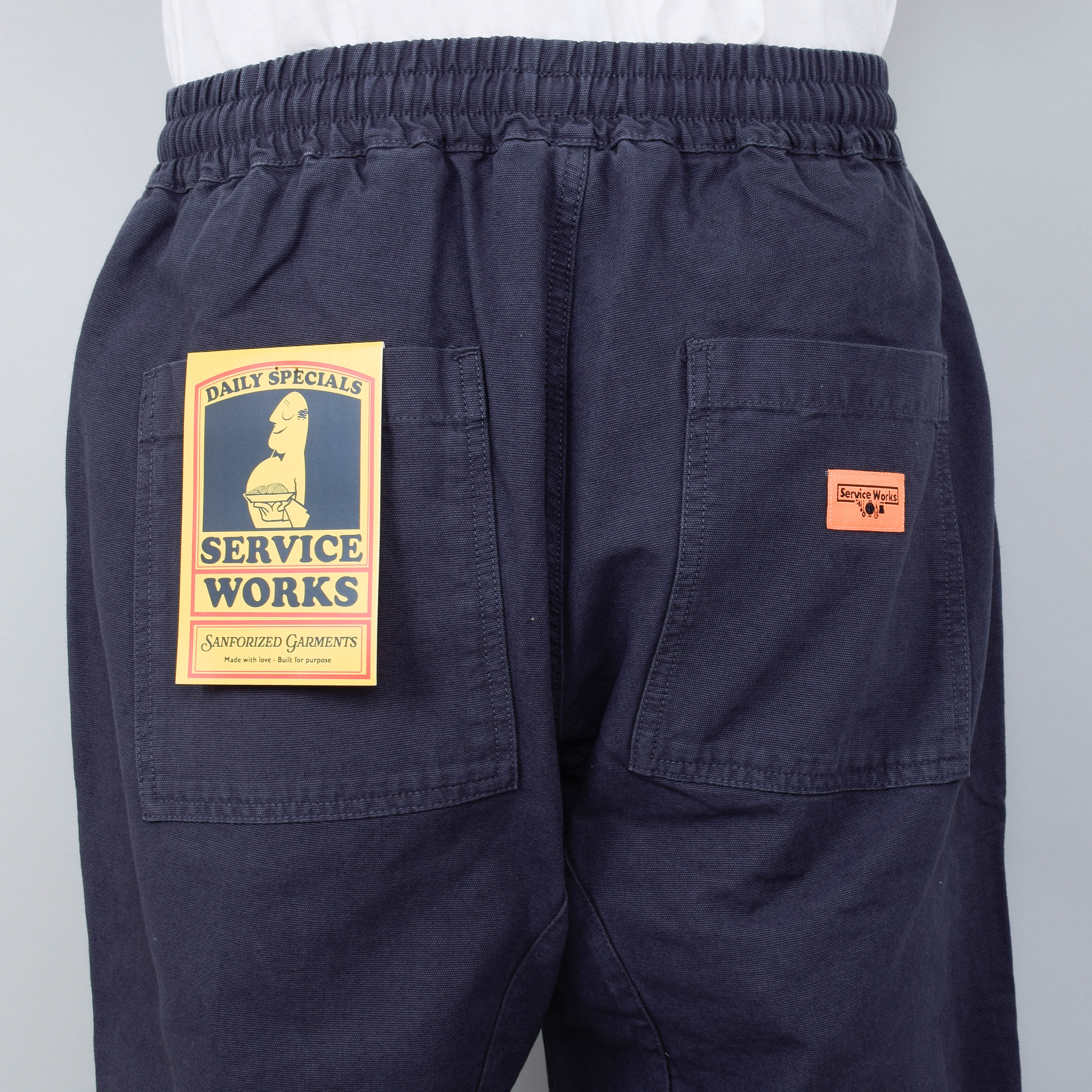 Service Works Classic Canvas Chef Pants - Grey - Image 3
