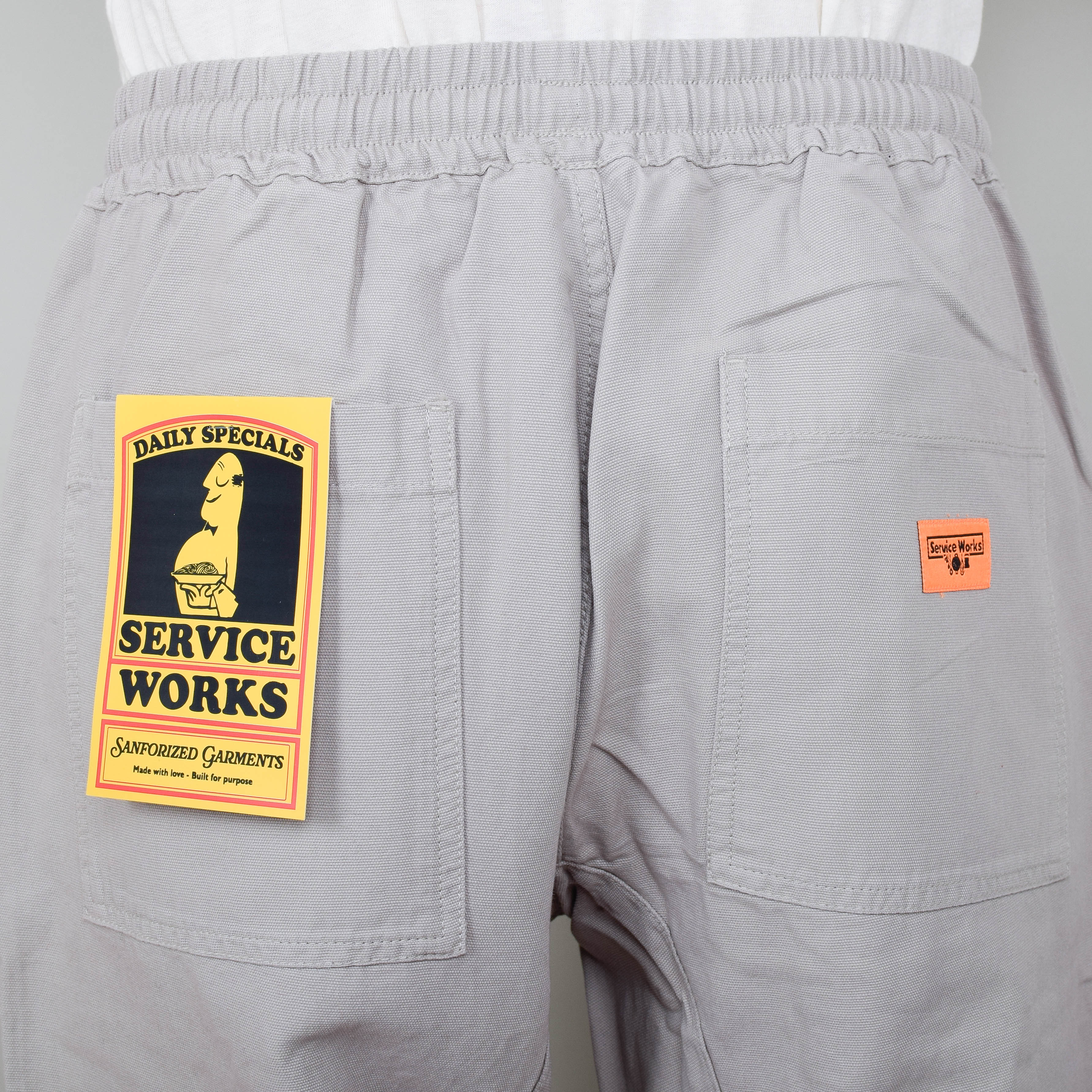 Service Works Classic Canvas Chef Pants - Stone - Image 3